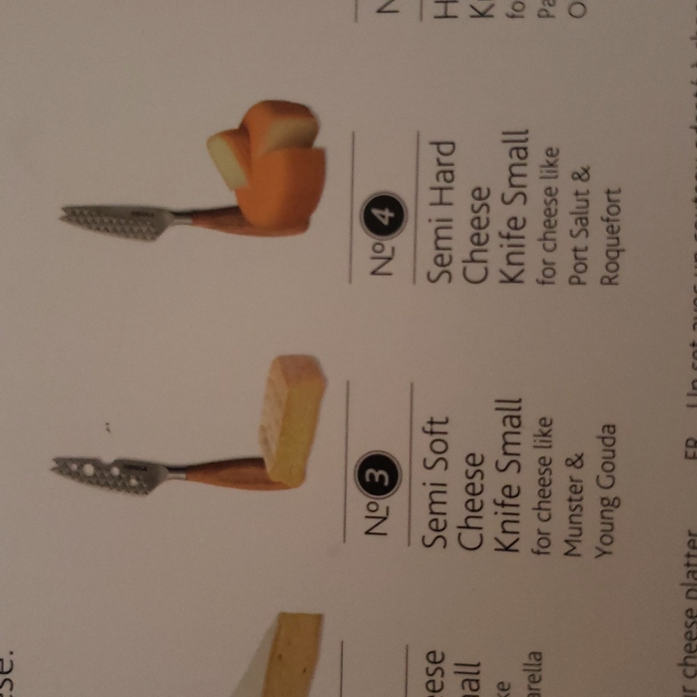 BOSKA OSLO 5-PIECE CHEESE KNIVES SET, RETAIL $89.95 - Picture 6 of 12